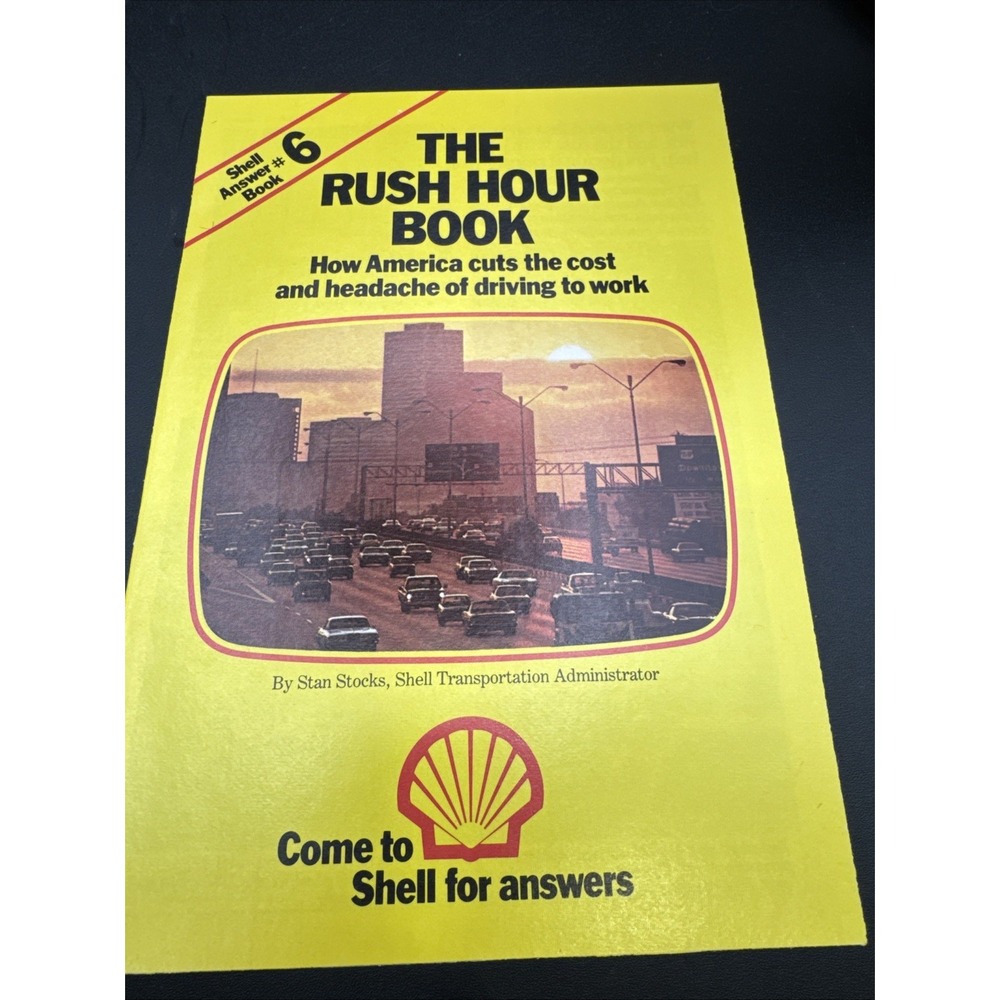 Vintage 1970's Shell Answer Book #6 The Rush Hour Book/Pamphlet